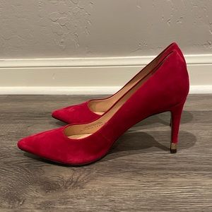 Tory Burch red heels - size 8